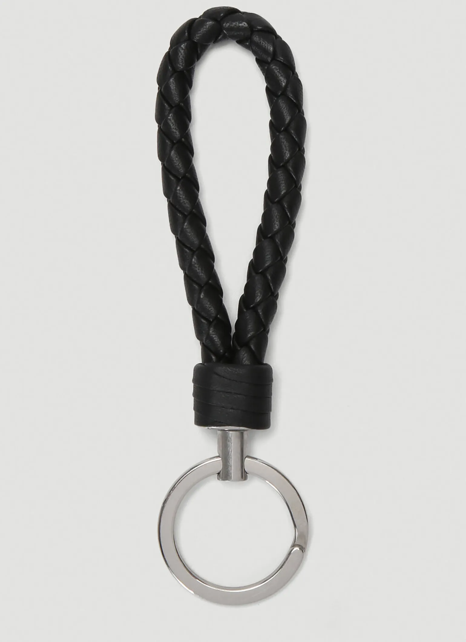 Woven Leather Keyring
