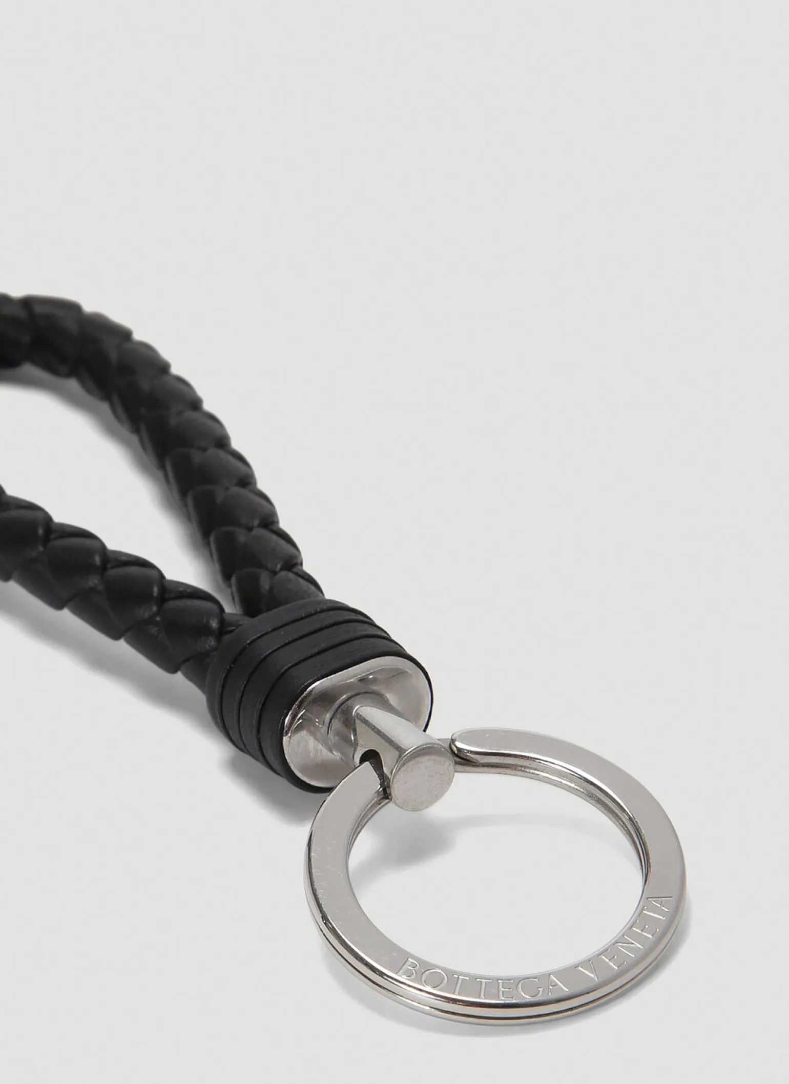 Woven Leather Keyring