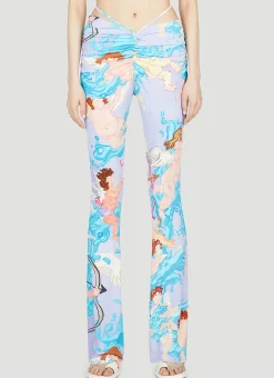 Wrapped Printed Leggings