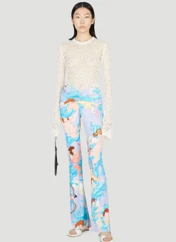 Wrapped Printed Leggings