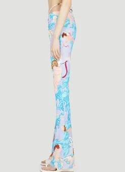 Wrapped Printed Leggings