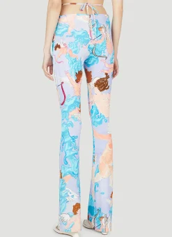 Wrapped Printed Leggings