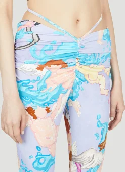 Wrapped Printed Leggings