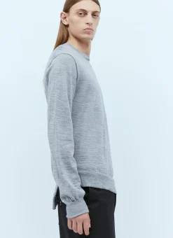 X Lacoste Logo Embroidery Twisted Sweater