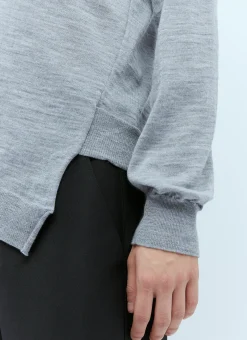 X Lacoste Logo Embroidery Twisted Sweater