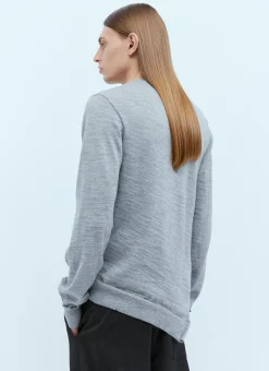 X Lacoste Logo Embroidery Twisted Sweater