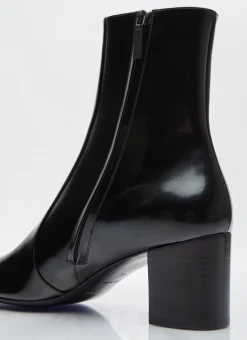 Xiv Zipped Leather Boots