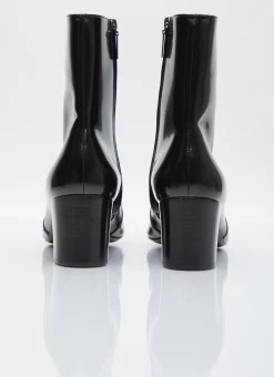 Xiv Zipped Leather Boots