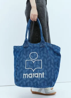 Yenky Logo Embroidery Denim Tote Bag