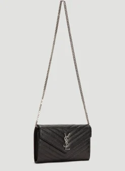 Ysl Monogrammed Wallet Bag