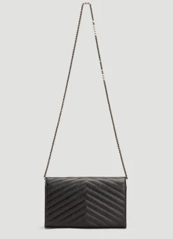 Ysl Monogrammed Wallet Bag
