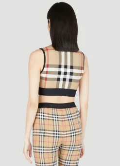 Zadie Check Crop Top