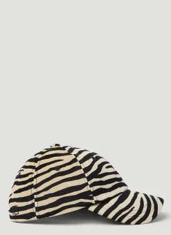 Zebra Print Baseball Cap