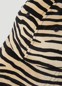 Zebra Print Baseball Cap