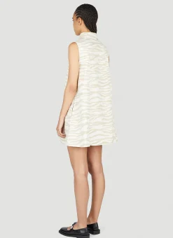 Zebra Print Mini Dress