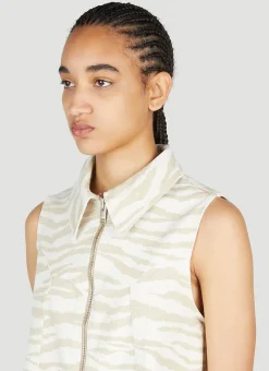 Zebra Print Mini Dress