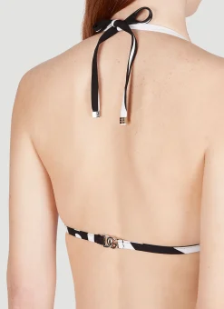 Zebra Print Triangle Bikini
