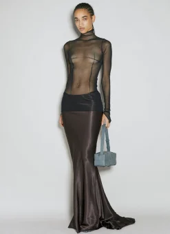 Zenia Long Sleeve High Neck Top