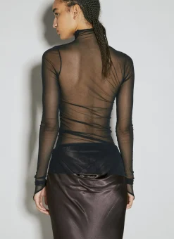 Zenia Long Sleeve High Neck Top
