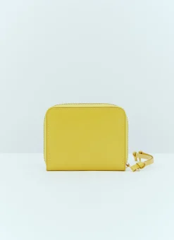 Zip Around Leather Wallet