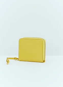 Zip Around Leather Wallet