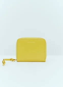 Zip Around Leather Wallet