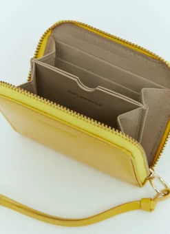 Zip Around Leather Wallet