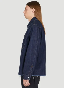Zipped Denim Overshirt