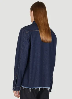 Zipped Denim Overshirt