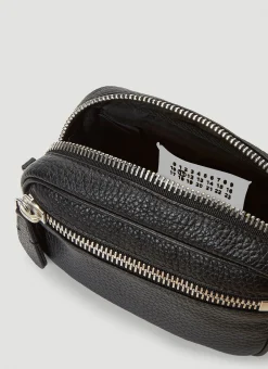 Zipped Leather Belt Bag