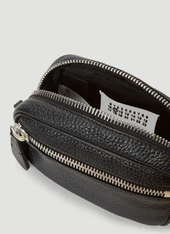 Zipped Leather Belt Bag
