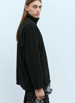 Zip-Up Mock Knit Sweater