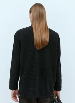 Zip-Up Mock Knit Sweater